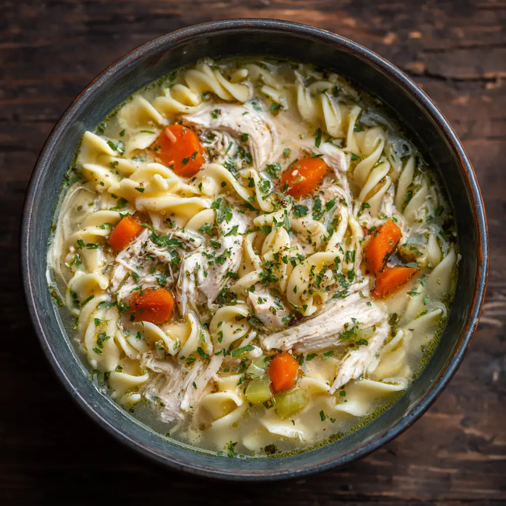 instant pot chicken noodle soup