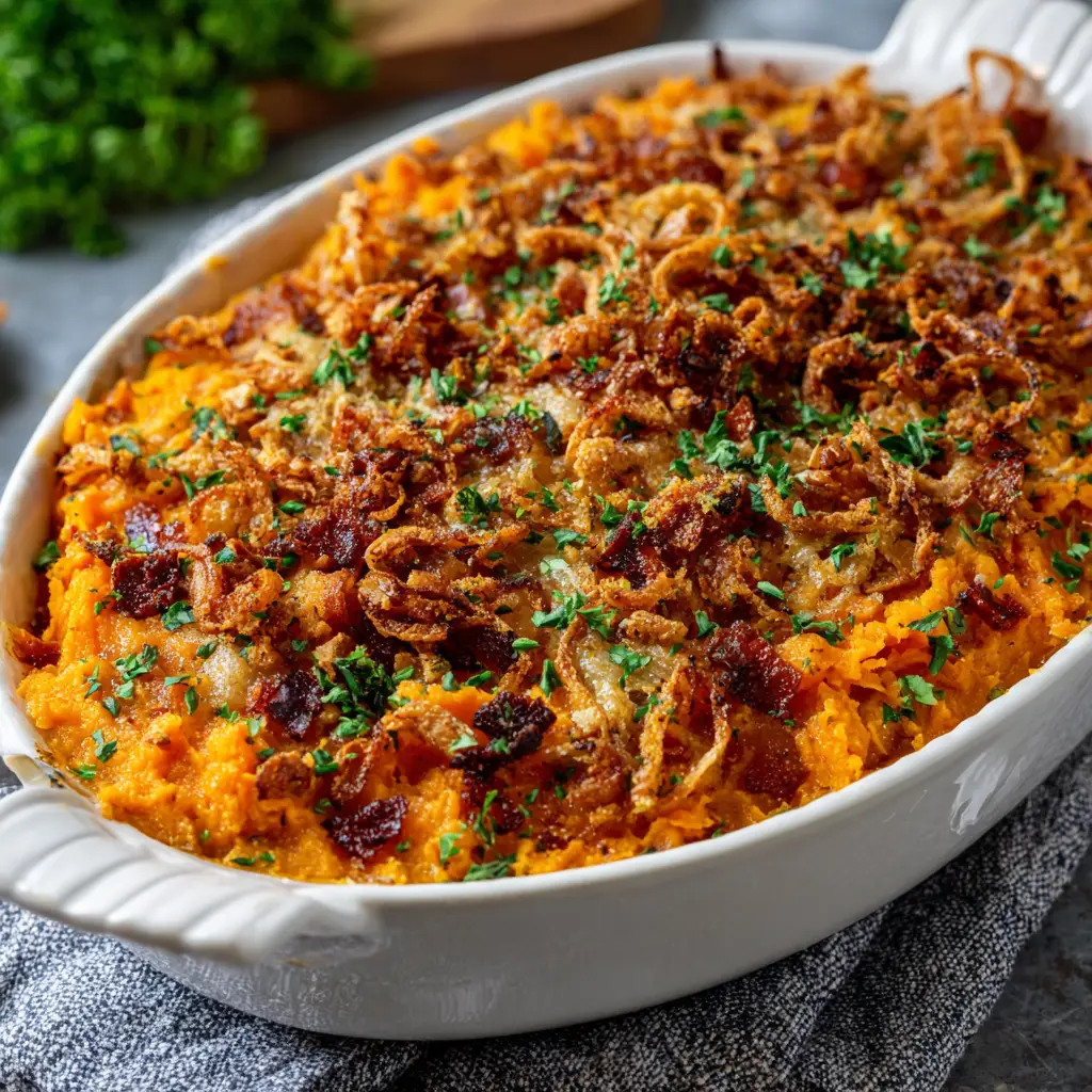 savory sweet potato casserole