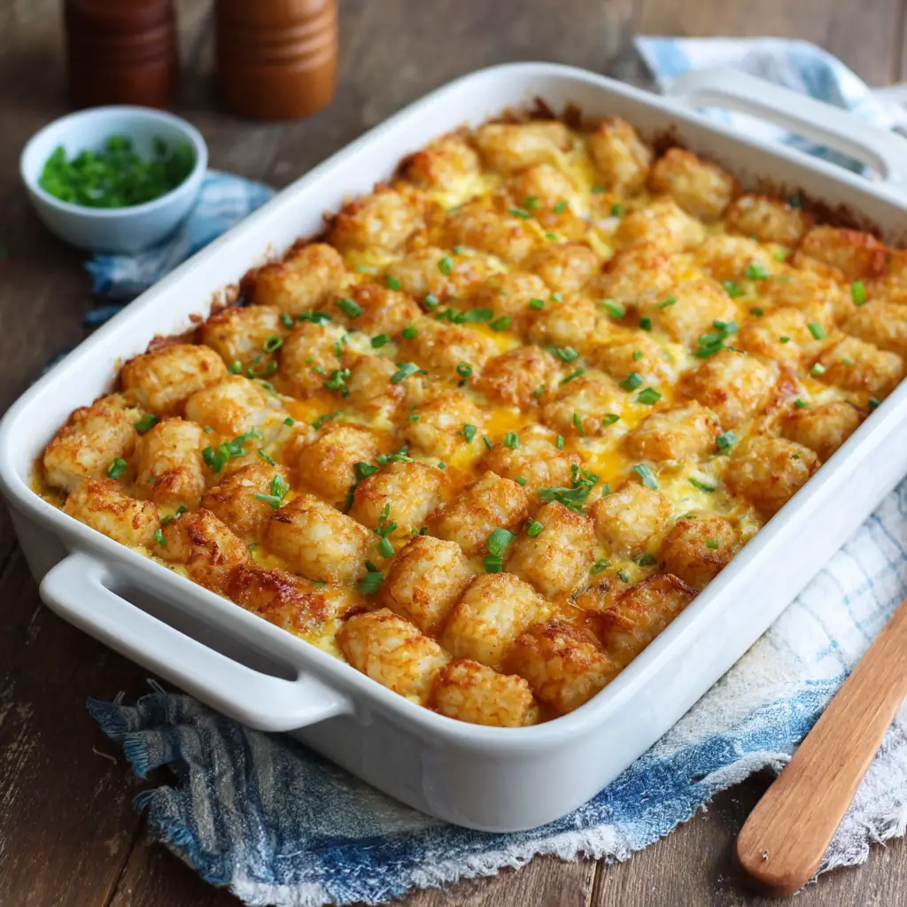 Tater Tot Egg Casserole