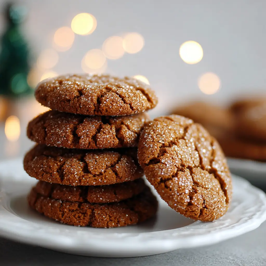 Chewy Gingerbread Cookies