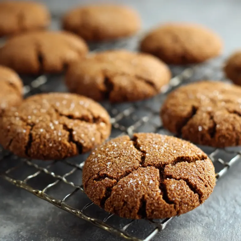 Chewy Gingerbread Cookies