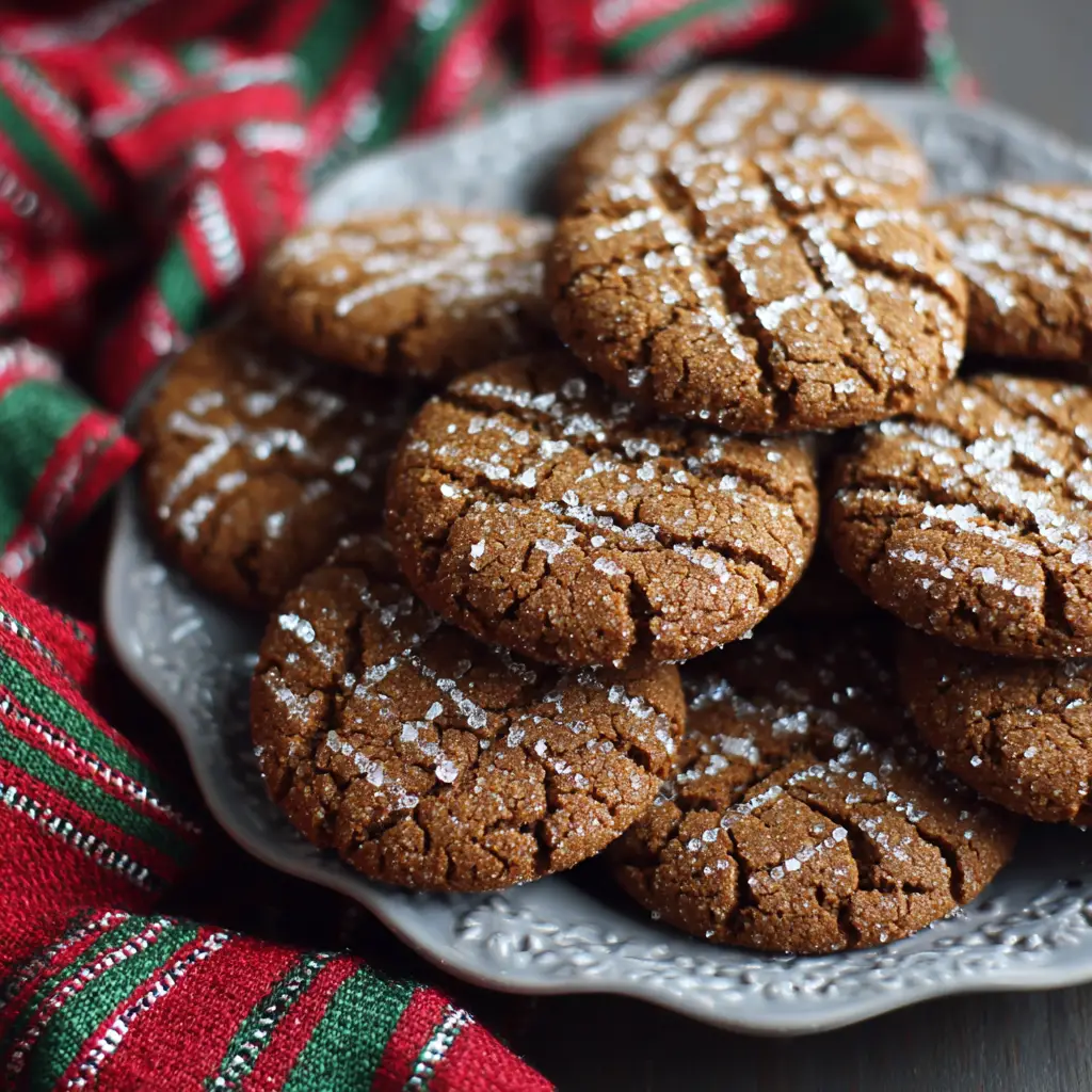 Chewy Gingerbread Cookies