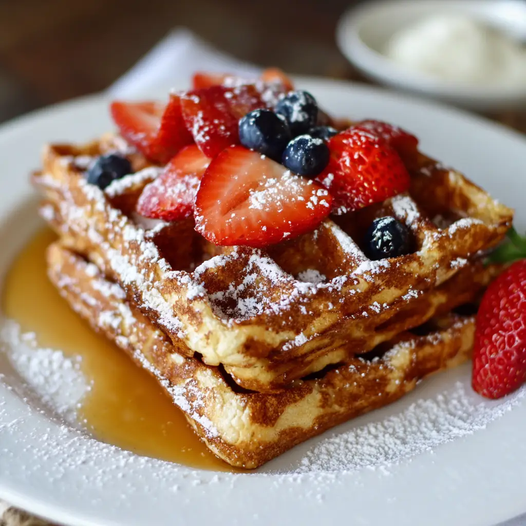 French toast Waffles Recipe