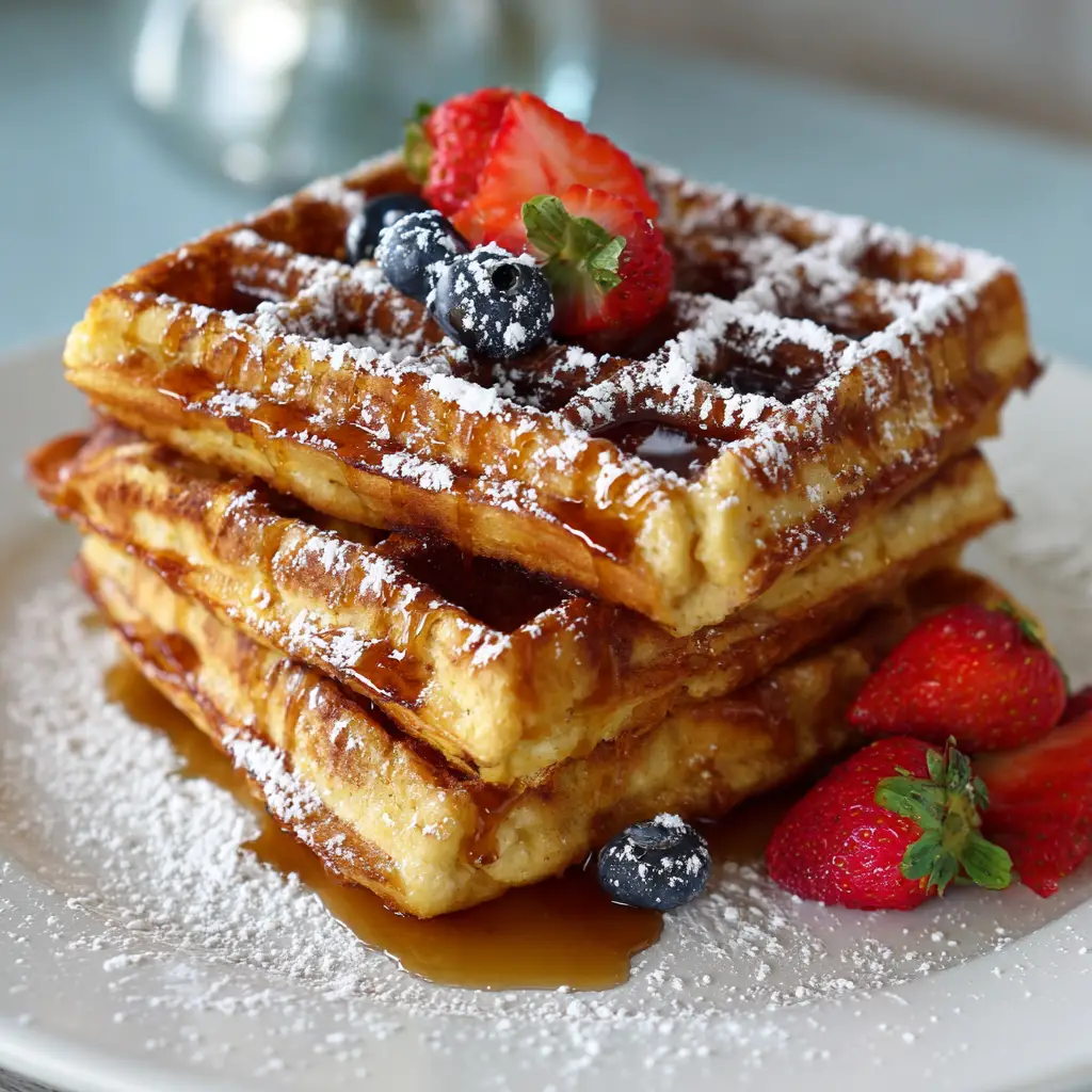 French toast Waffles Recipe