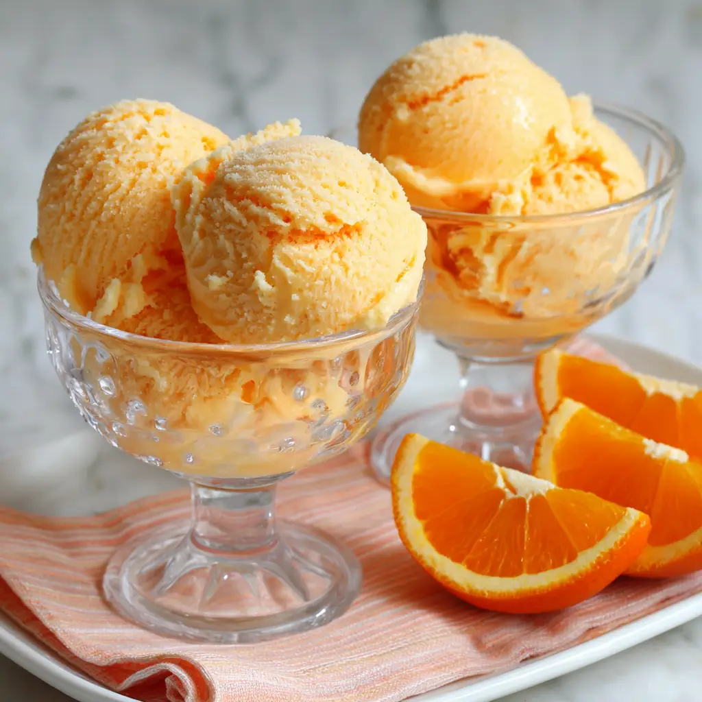 Orange Sherbet Recipe