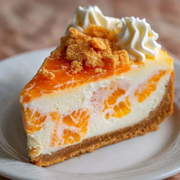 Orange creamsicle cheesecake recipe