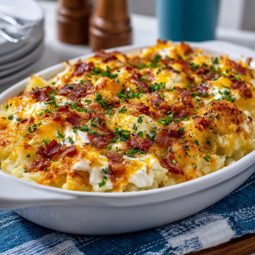 Twice Baked Potato Casserole Recipe