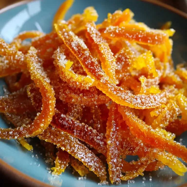 Candied Orange Peel Recipe