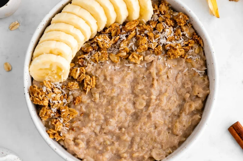 Creamy Banana Oatmeal Ready in Just 10 Minutes