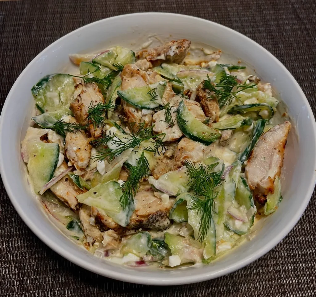chicken cucumber salad recipe