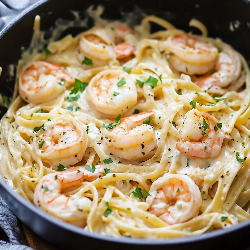 creamy shrimp pasta