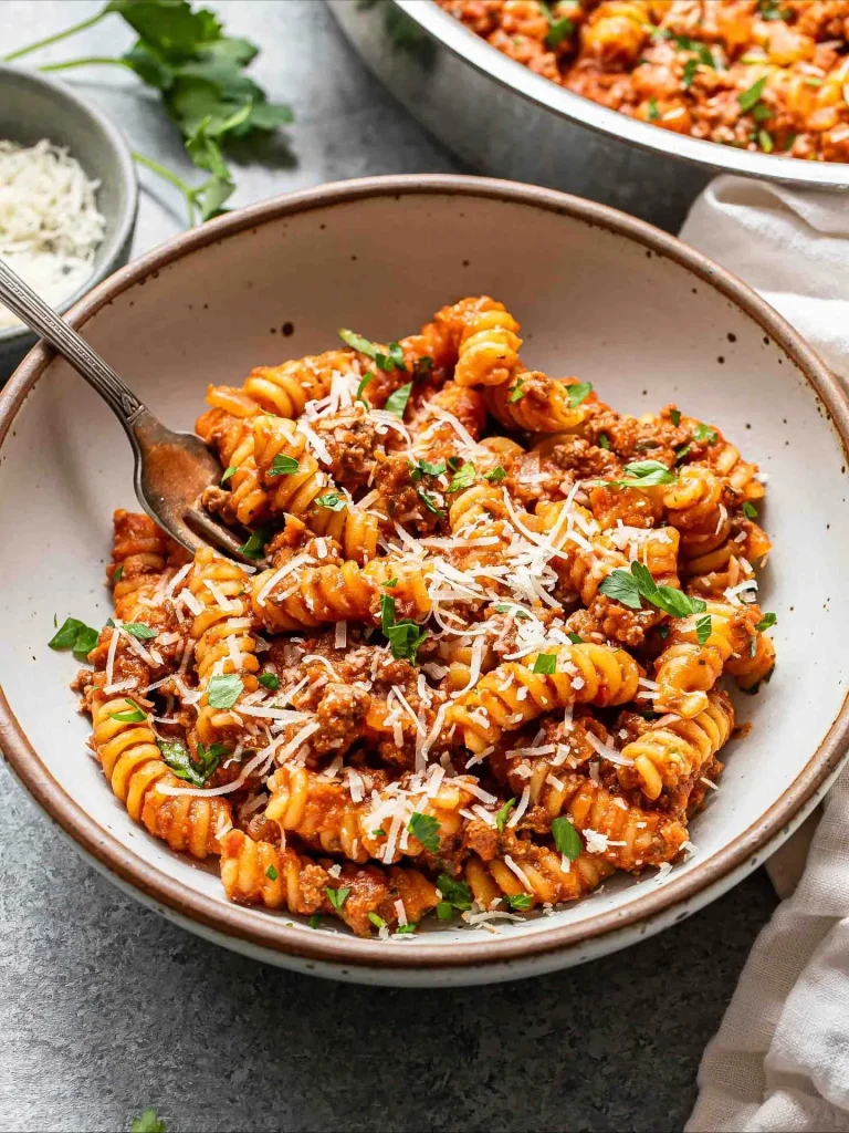 ground beef pasta recipe