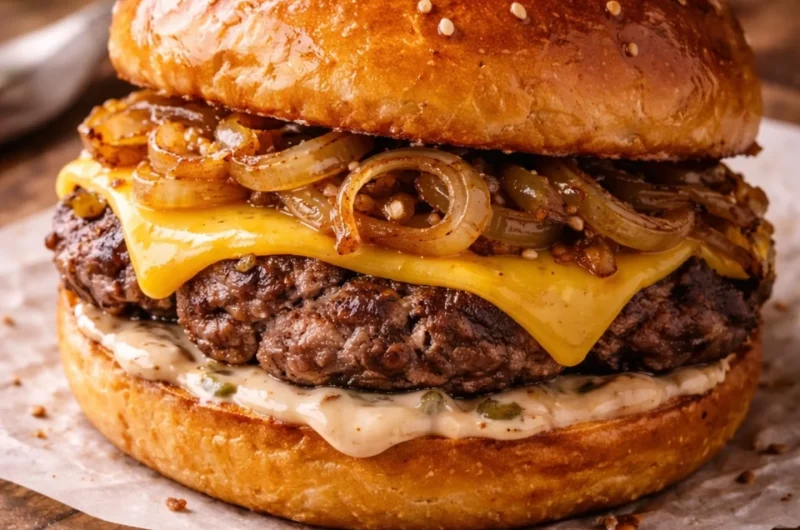 Juicy Smash Burgers with Crispy Edges