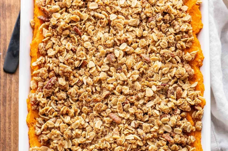 Creamy Sweet Potato Casserole for Holidays and Family Dinners