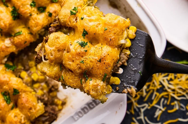 Cheesy Tater Tot Casserole Everyone Will Ask You to Make Again
