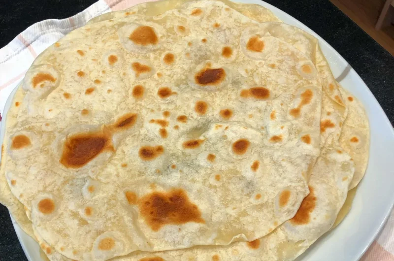 Soft Homemade Flour Tortillas in Under 30 Minutes