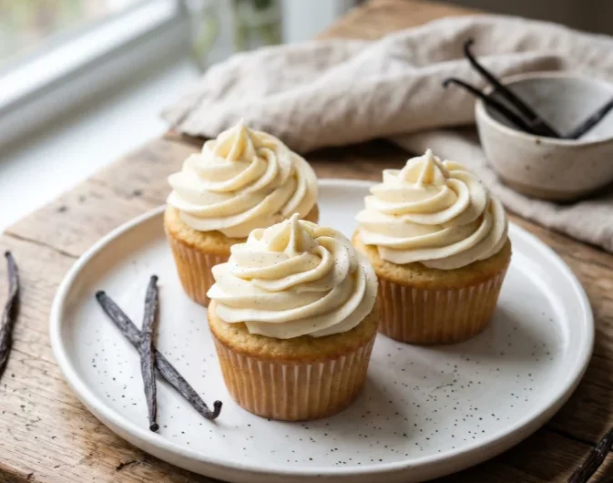 Soft and Moist Vanilla Cupcakes with the Perfect Crumb